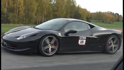 [4k] 570 HP Ferrari 458 Italia vs tuned 750 HP BMW M5 F10 exhaust, downpipes, reinforced DCT DKG