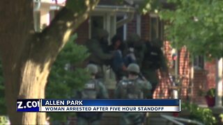 Woman taken into custody following barricaded situation in Allen Park