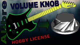 Alibre - Make a Guitar Part 5: Volume Knob |JOKO ENGINEERING|