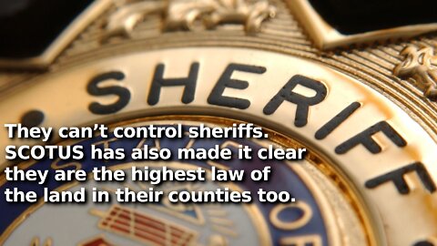 Sheriffs Realizing Their Law Enforcement Powers Include Elections Has Media and Democrats Nervous