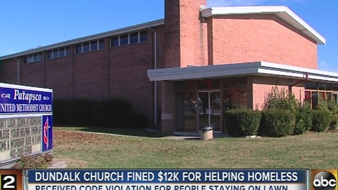 Church in Dundalk fined for helping the homeless