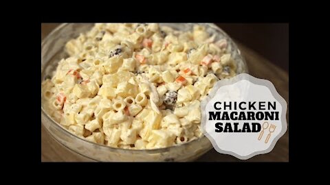 Chicken Macaroni Salad - Pinoy Style ( Christmas Recipes )