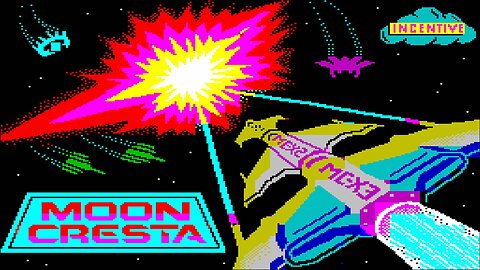 Moon Cresta ZX Spectrum Video Games Retro Gaming Arcade 8-bit
