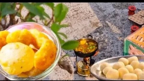 miniature bhaji puri | chola batora recipe | the miniature kitchen of india