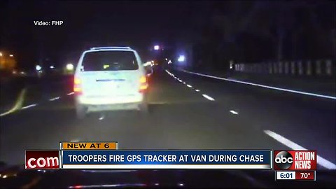 FHP deploys GPS tracker during pursuit in Pasco County