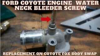 Ford 5.0L Coyote Engine Water Neck Bleeder Screw