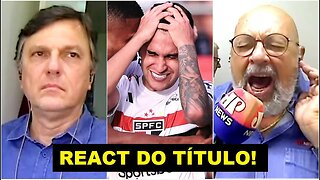 "O SÃO PAULO É CAMPEÃÃÃO CONTRA O FLAMENGO!" VEJA as REAÇÕES de Nilson Cesar e Mauro Cezar!