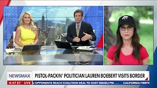 Pistol-Packin’ Politician Lauren Boebert Visits Border