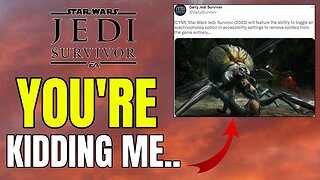 People Are Actually Upset Over This....| Star Wars Jedi Survivor