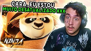 (EU NÃO SABIA DISSO!!) REAGINDO a Herdeiro do Chi | Po (Kung Fu Panda) | Ninja | Léo Muriel | REACT