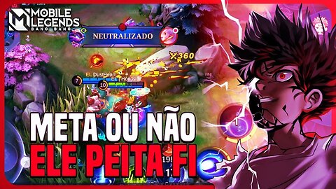 BATI DE FRENTE COM HERÓIS DO META USANDO ESSE HERÓI KKKKKK | MLBB