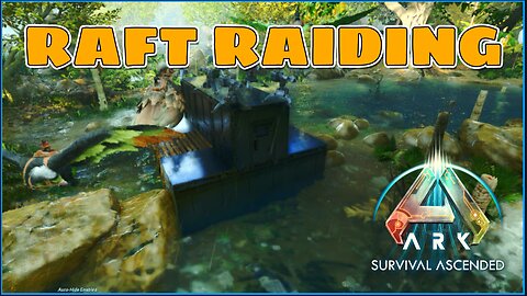 First Raft Raid Of Ark Survival Ascended | The Island | Official PvP