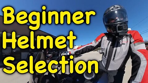 New Rider Motorcycle Helmet Choices