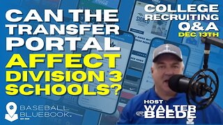 Can the transfer portal affect division 3 schools? - Tuesdays Q & A - Dec 13 2022