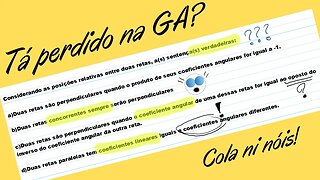 04 questões de Geometria Analítica - Retas