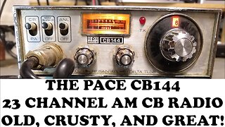 PACE CB144 23 Channel CB Radio. This Classic CB Was My First In Car Install. The Rest Is History!