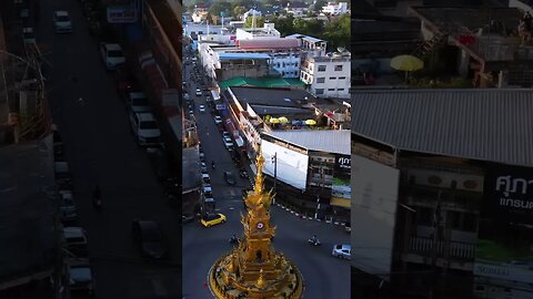 Golden Clock Tower Chiang Rai 🇹🇭