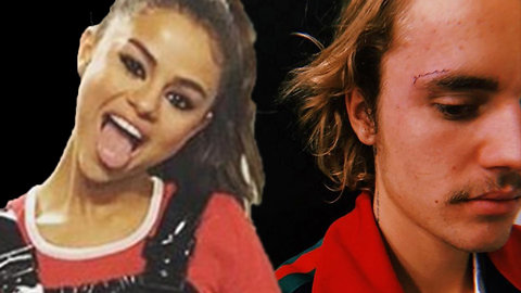 Justin Bieber REVEALS Face Tattoo! Selena Gomez Surrounded By Bad Influences!