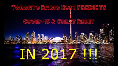 Radio Host Predicted Plandemic In 2017!