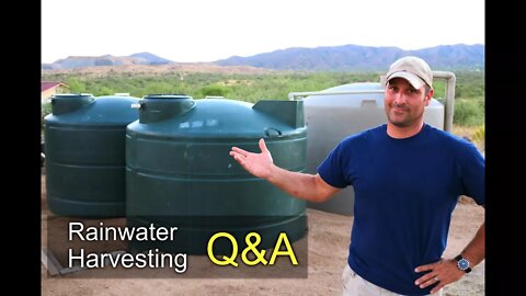 Rainwater Harvesting QA - Cost, is it Illegal, how I treat, etc,.