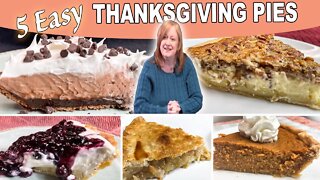 Easy THANKSGIVING PIES