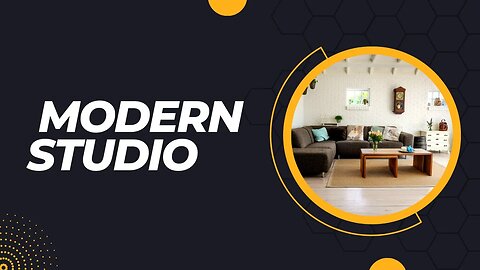 Modern Studio Design in #blender