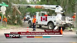 Power crew from Canada helping restore power