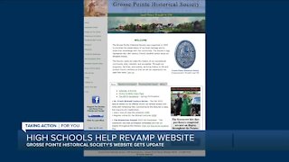 High schools help revamp Grosse Pointe Historical Society's website