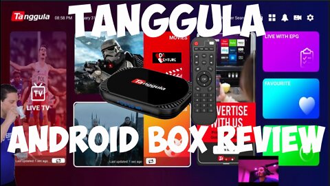 Tanggula X5 Series IPTV - Android Box Unboxing Review