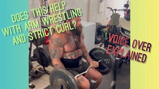 Seated Half Curls for Arm Wrestling