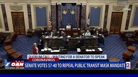 Senate Votes 57-40 To Repeal Public Transit Mask Mandate