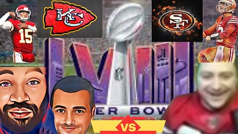 Chiefs fans vs 49ers fan - The Superbowl Debate Show Live
