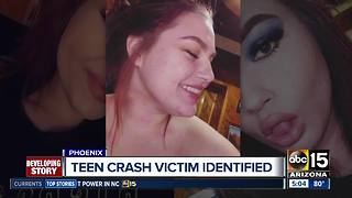 Teen killed in north Phoenix crash