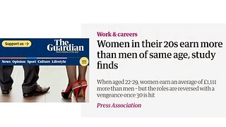 Women in their 20s earn more than men of the same age, study finds