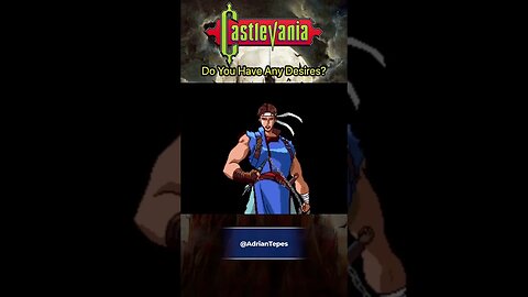 Castlevania : Rondo of Blood “Do You Have Any Desires?” #adriantepes #castlevania #richterbelmont