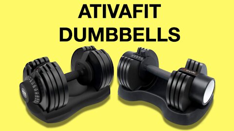 Ativafit Adjustable Dumbbells Review (HOME GYM DUMBBELLS)