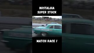 Nostalgia Super Stock Match Race! Mopar vs. Pontiac! #shorts