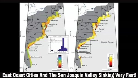 East Coast Cities And The San Joaquin Valley Sinking Very Fast!