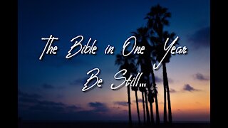 The Bible in One Year: Day 209 Be Still...