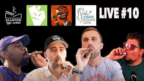 Livestream #10 Ft. @Cigar Hound Dog @The Vintage Cigar and @Pick Jimi Cigar Reviews