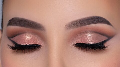 Modern Glam Eye Makeup Tutorial | Bronze Eye Look