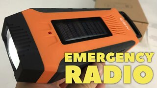 Emergency Hand Crank Solar Radio and Power Bank by Esky Review
