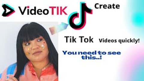 How To Create Tik Tok Videos - quickly | VideoTik | videotik review | tik tok tutorial | demo