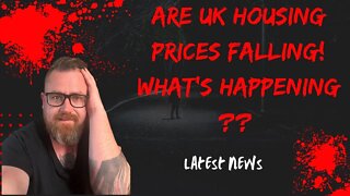 UK house prices are they already crashing ? 💥 The latest market news and data !