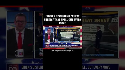 Biden’s Disturbing “Cheat Sheets” that Spell Out Every Move