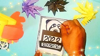 Very Easy! Happy New Year 2023 Paper Craft Ideas with Cute Panda