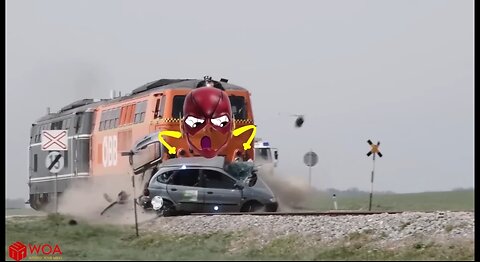 Train Crash | Monster train crash on Railroad