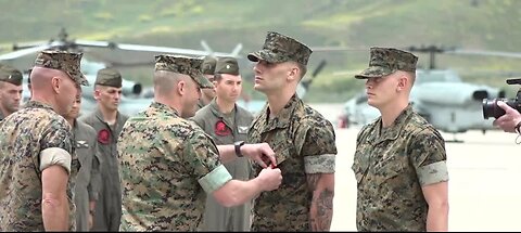 Marines honored for bravery during 1 October shooting