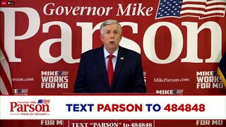 Missouri Gov. Mike Parson on opponent Nicole Galloway
