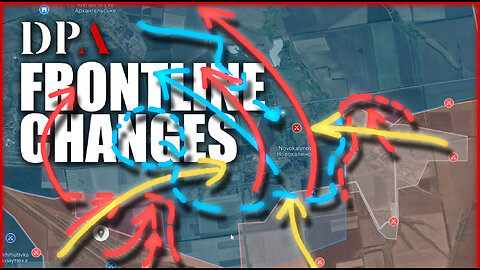 NOVOKALYNOVE now flanked on 3 sides; MULTIPLE Ukrainian pos improvements - Frontline Changes Report